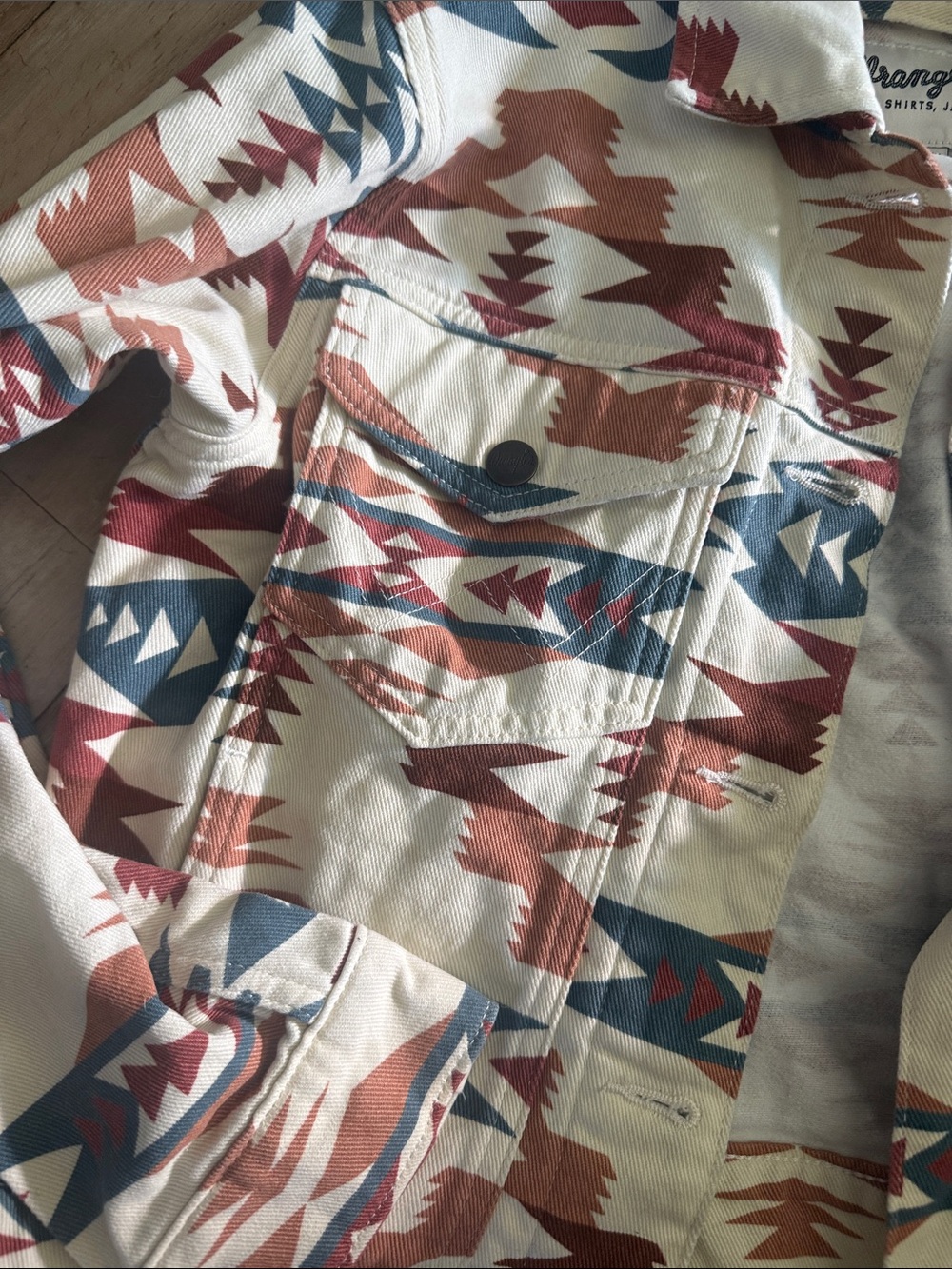 Wrangler Aztec Jean jacket - Picture 4 of 4